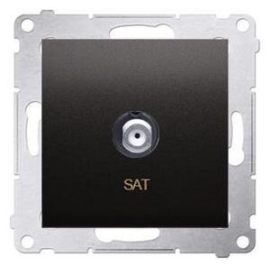 Zásuvka 1 x SAT "F" Simon 54 premium modul antracit