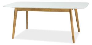 Jedálenský stôl s doskou v dekore dub FELICIO II 150(190)X90, rozkladací