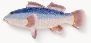 Ručne maľovaný servírovací tanier z dolomitu Fish
