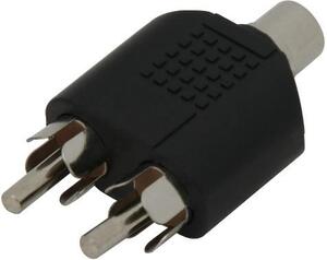 Redukcia RCA 2 x zástrčka - RCA zásuvka