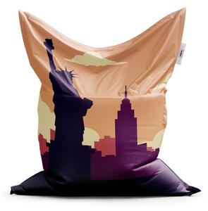 Sablio Sedací vak Classic New York Socha slobody Art - 150x100 cm