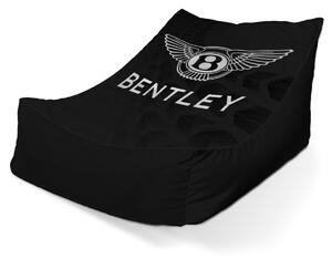 Sablio Sedací vak Lounge Logo Bentley Čierny - 80 x 95 x 50 cm