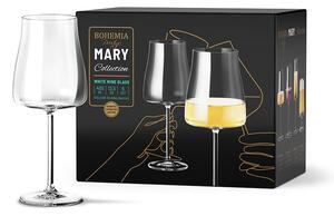BOHEMIA PRESTIGE MARY POHÁR NA BIELE VÍNO 400ML SADA 6KS