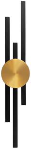 Toolight Rea, Nástenné svietidlo LED APP1437-W BLACK GOLD, OSW-07685