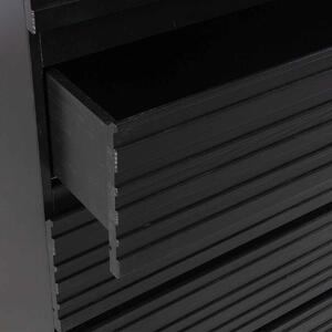 Čierna Komoda Jente 119,4 × 83 × 45,8 cm WOOOD