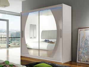 Mirjan24 Skriňa London IV, Farby: kašmír, Osvetlenie: osvetlenie LED RGB - farebné 5903211404498
