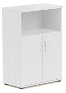 Stredná skriňa Visio 80 x 38,5 x 113 cm, biela