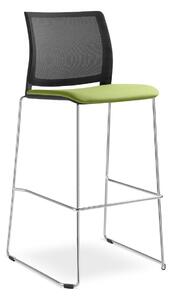 LD SEATING - Barová stolička TREND 529-Q so sieťovaným operadlom