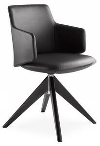 LD SEATING - Dizajnová stolička MELODY MEETING 360, FW s drevenou podnožou