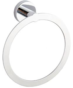 Mexen Tiber, držiak na uteráky Ring, chrómová, 7050532-00
