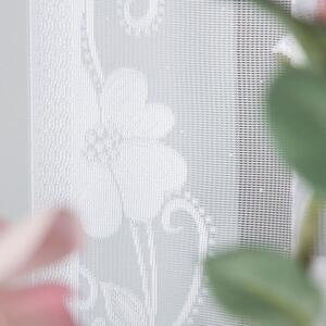 Biela žakarová záclona LUDVIKA 300x180 cm