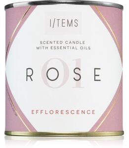 I/TEMS Essential 01 / Rose vonná sviečka 200 g