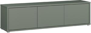 NÍZKA KOMODA, šalviovozelená, 154,2/42,5/34,9 cm Carryhome - TV nábytok, Online Only