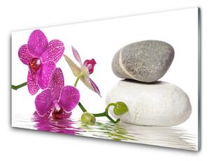 Obraz na skle Kvet kamene umenie 140x70 cm 4 Prívesky