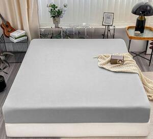 HoD Plachta s gumkou JERSEY SvetloŠedá Rozmer v cm: 90 x 200