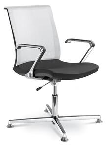 LD SEATING - Stolička LYRA NET 203-F34-N6 - čierny rám
