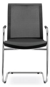 LD SEATING - Stolička LYRA NET 213-Z - biely rám