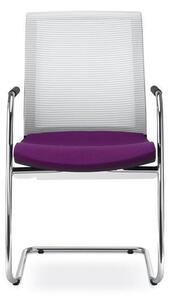 LD SEATING - Stolička LYRA NET 203-Z - čierny rám