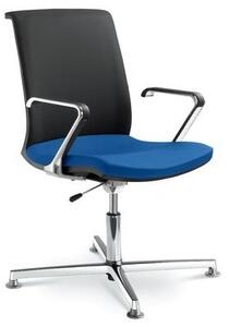 LD SEATING - Stolička LYRA NET 204-F34-N6 - čierny rám