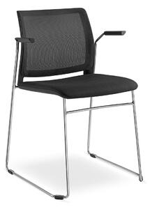 LD SEATING - TREND 525-Q, stolička BR so sieťovaným operadlom