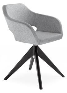LD SEATING - Stolička POLO+ s otočnou podnožou