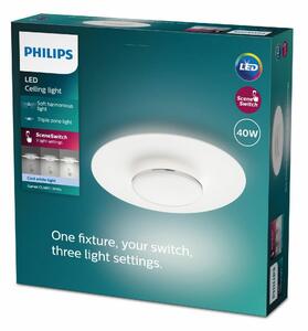 Philips 8720169195295 stropné LED svietidlo Garnet, biela, 1x 40 W 4400lm 4000K IP20