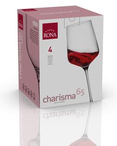 RONA 4x Poháre na víno CHARISMA 650ml