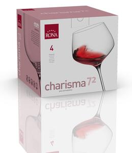 RONA 4x Poháre na víno CHARISMA 720ml
