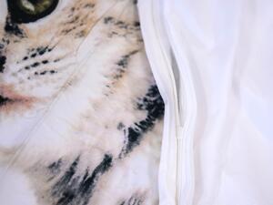 3D obliečky KITTEN ANGEL biele + obliečka na vankúš 40 x 40 cm zadarmo Rozmer obliečky: 70 x 90 cm | 140 x 200 cm