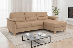 ROHOVÁ SEDAČKA, koža, cappuccino Sit & More - Sedačky, Online Only