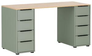 PÍSACÍ STÔL, farba duba, olivovozelená, 55,5/140/73,1 cm MID.YOU - Online Only kancelárie, Online Only