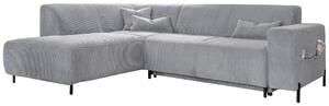 ROHOVÁ SEDACIA SÚPRAVA, textil, svetlosivá MID.YOU - Online Only obývacie izby, Online Only