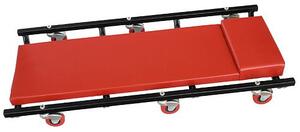 Lehatko TR6451 BigRed, červené, 930x440 mm, servisné na kolieskach