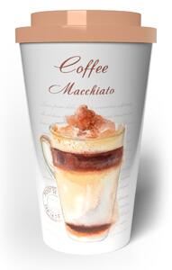 Banquet Hrnček cestovný dvojstenný COFFEE 0,5 l, Coffee macchiato