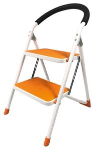 Schodíky 2 stup, nosn. 150 kg, oranžové