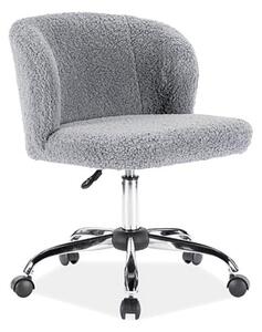 Sivá kancelárska stolička DOLLY