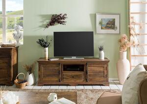 RODEZ TV-doska Mango 170x45x60 tmavo hnedá olejovaná
