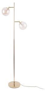 LEITMOTIV Stojaca lampa Shimmer – zlatá 46 x 152 cm