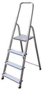 Schodiky Strend Pro AL-D4, 4 stupienkové, max 125 kg, Alu
