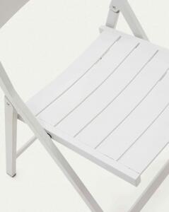 TORRETA záhradná stolička Biela