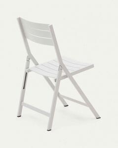 TORRETA záhradná stolička Biela