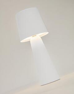 ARENYS SMALL exteriérová stolová bezkáblová lampa Biela