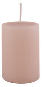 IB Laursen Ružová stĺpová sviečka ROSE QUARTZ 6cm