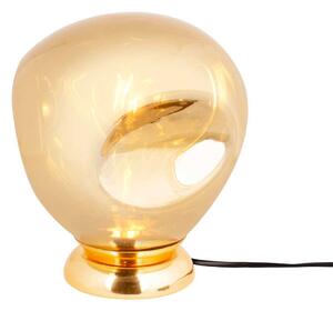 LEITMOTIV Zlatá stolná lampa Blown 26 cm