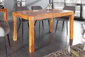Jedálenský stôl LAGOS 120 cm sheesham drevo prírodné