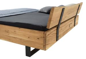 Drevená posteľ 160×200 Admiral z dubového masívu