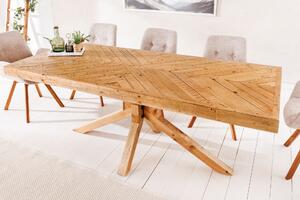 Jedálenský stôl VALHALLA WOOD 140 cm okrúhly dub tmavý
