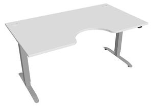 Elektricky výškovo nastaviteľný stôl Hobis Motion Ergo - 2 segmentový, štandardný ovládač Šírka: 160 cm, Farba kovu: sivá RAL 9006