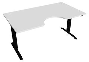 Elektricky výškovo nastaviteľný stôl Hobis Motion Ergo - 2 segmentový, štandardný ovládač Šírka: 160 cm, Farba kovu: čierna RAL 9005
