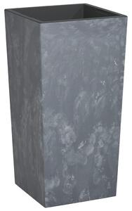 Kvetináč s odnímateľnou vložkou sivý 21/49 l PP betónový vzhľad